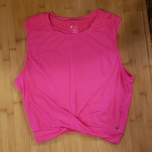 🏵 Buffbunny Knotty Tank Hot Pink